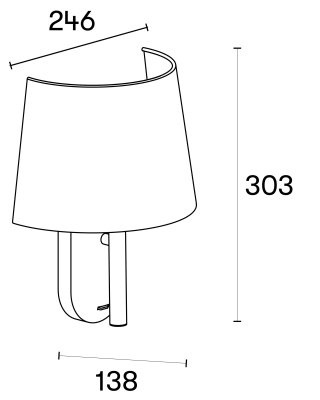 Настенный светильник Leds C4 SCREEN