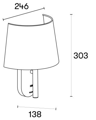 Настенный светильник Leds C4 SCREEN