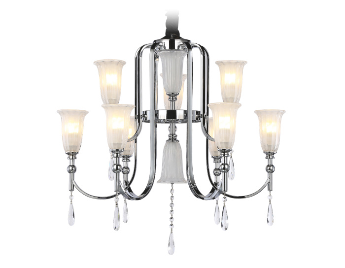 Подвесная люстра с хрусталем Ambrella light TR3249