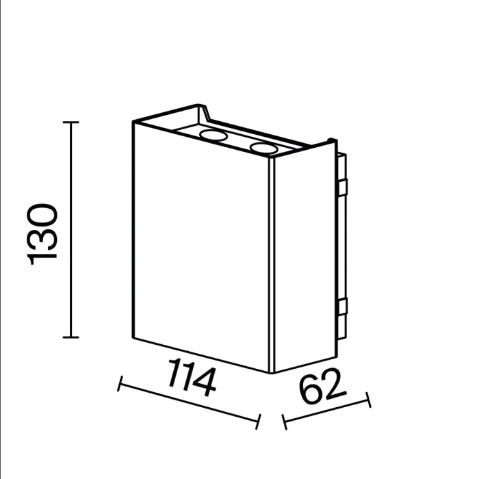 Уличный настенный светильник Maytoni Shell O505WL-L6B3K