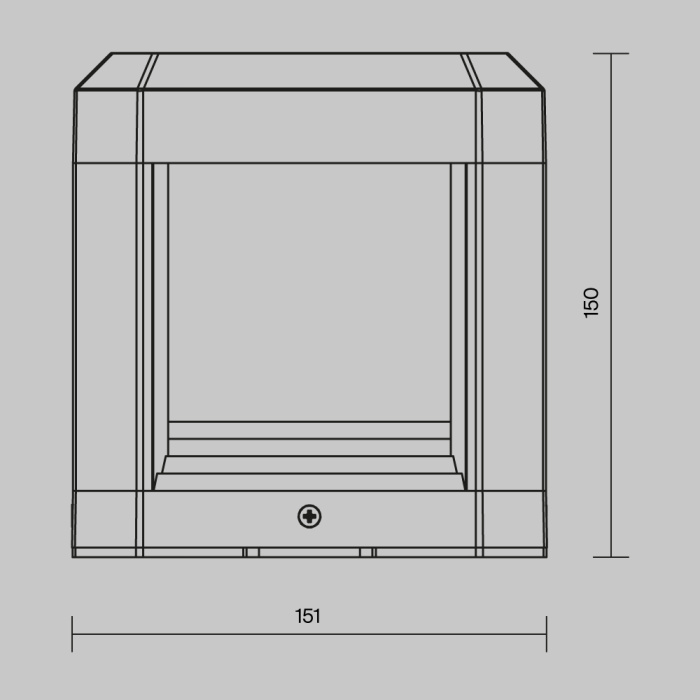 Садово-парковый светильник Maytoni Royal mile O019FL-L13GR3K