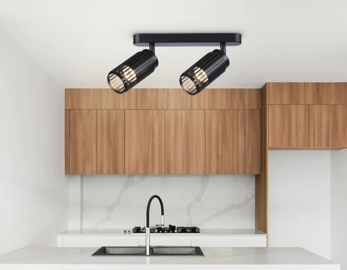 Настенно-потолочный поворотный спот со сменной лампой GU10 Ambrella light TN51685