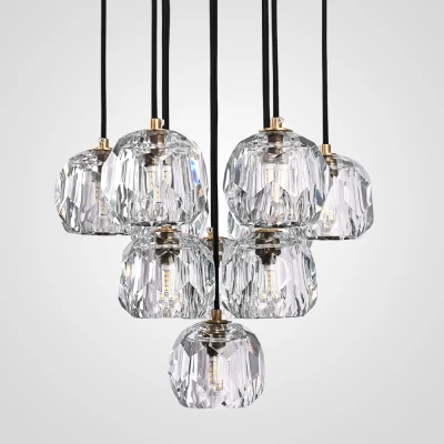 Люстра Boule De Cristal Round Cluster Chandelier 10 ImperiumLoft