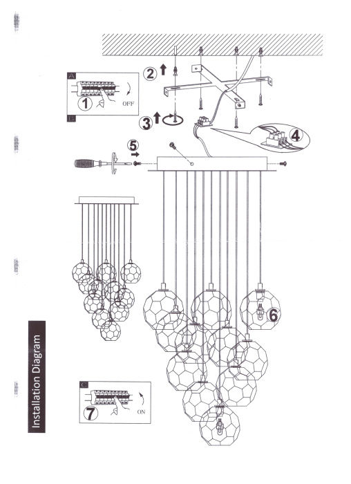 Люстра Boule De Cristal Round Cluster Chandelier 10 ImperiumLoft