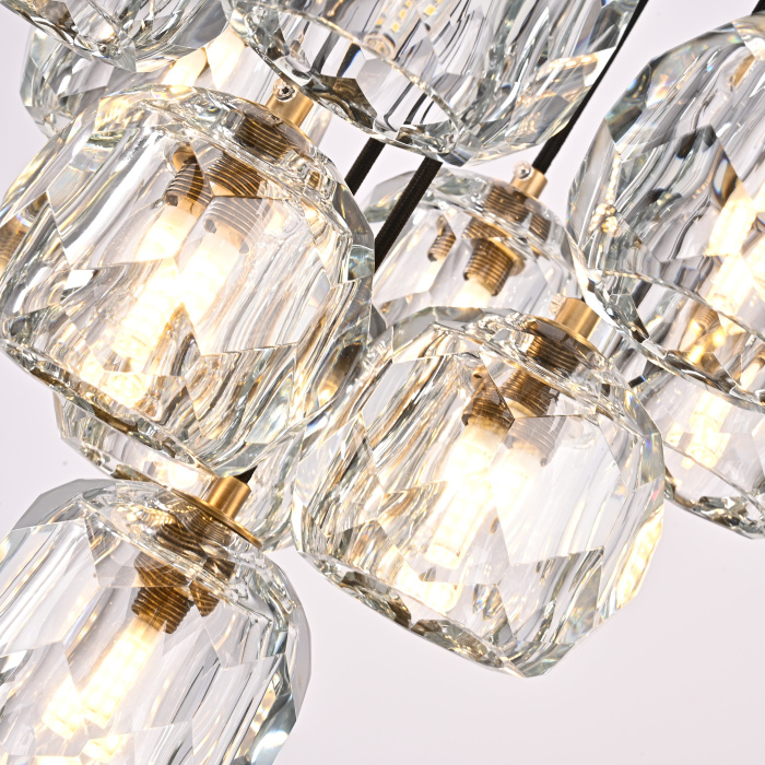 Люстра Boule De Cristal Round Cluster Chandelier 10 ImperiumLoft