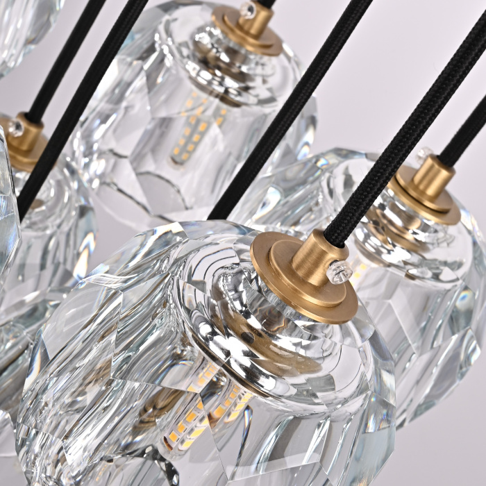 Люстра Boule De Cristal Round Cluster Chandelier 10 ImperiumLoft