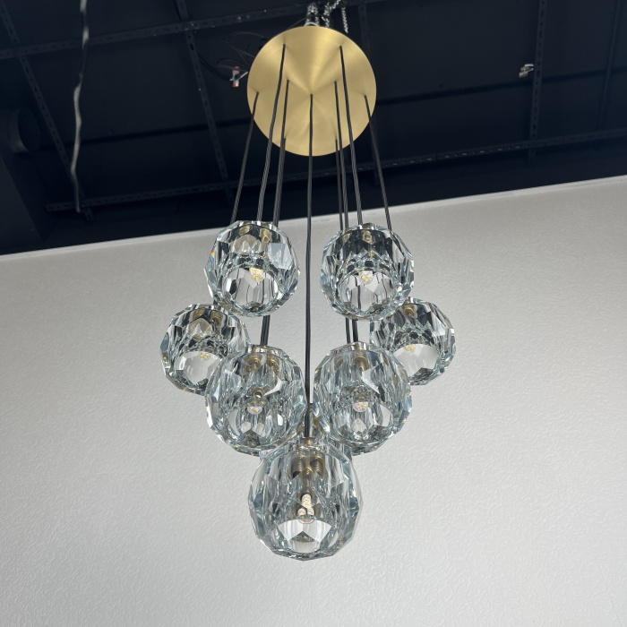Люстра Boule De Cristal Round Cluster Chandelier 10 ImperiumLoft