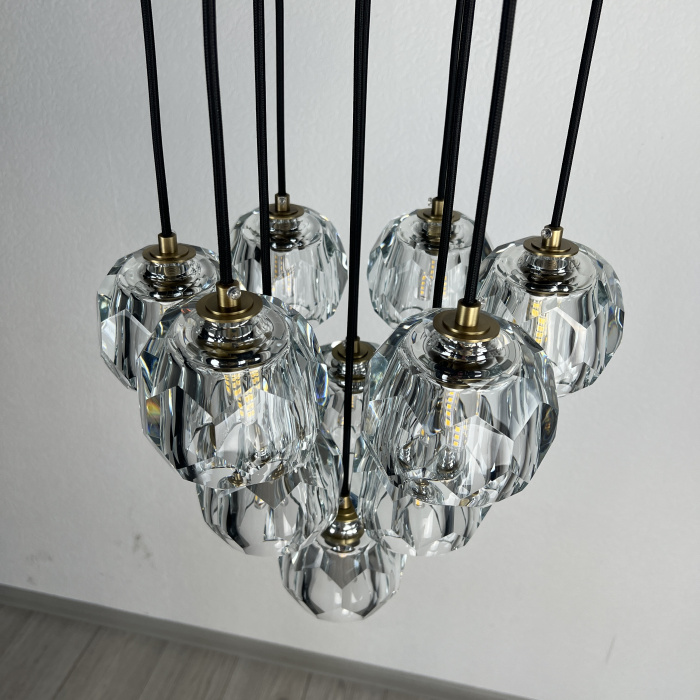 Люстра Boule De Cristal Round Cluster Chandelier 10 ImperiumLoft