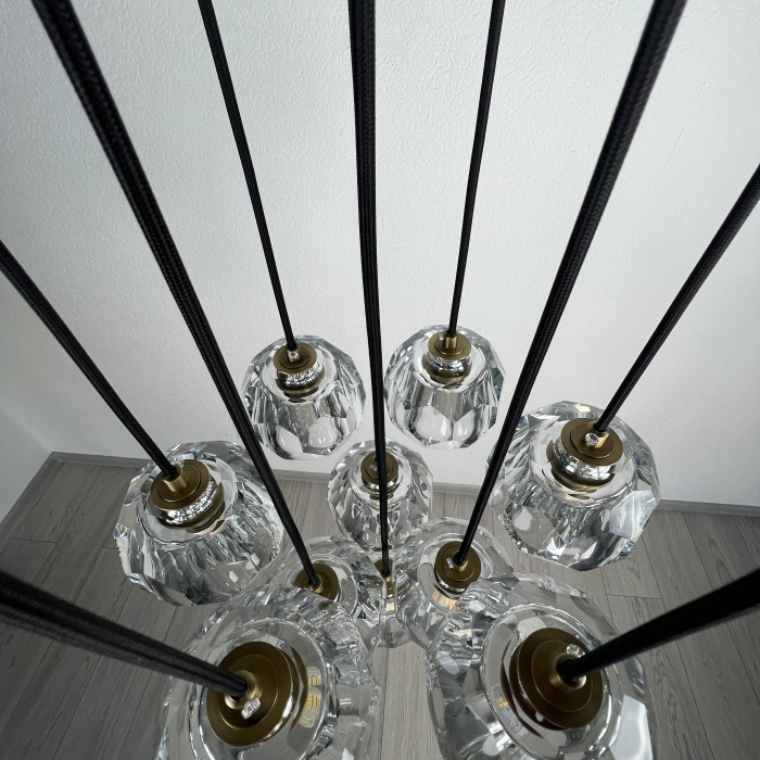 Люстра Boule De Cristal Round Cluster Chandelier 10 ImperiumLoft