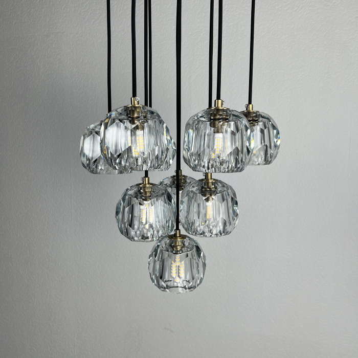 Люстра Boule De Cristal Round Cluster Chandelier 10 ImperiumLoft