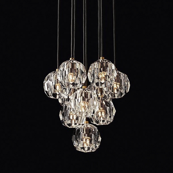 Люстра Boule De Cristal Round Cluster Chandelier 10 ImperiumLoft