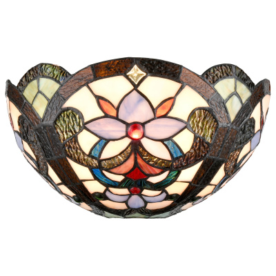 826-801-01 Бра Бронза/Разноцветный E27 1*40W