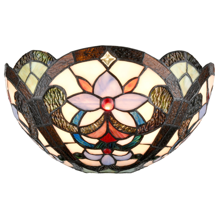 826-801-01 Бра Бронза/Разноцветный E27 1*40W