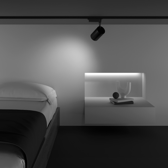 Трековый светильник Maytoni Vuoro TR003-1-15W3K-W-B