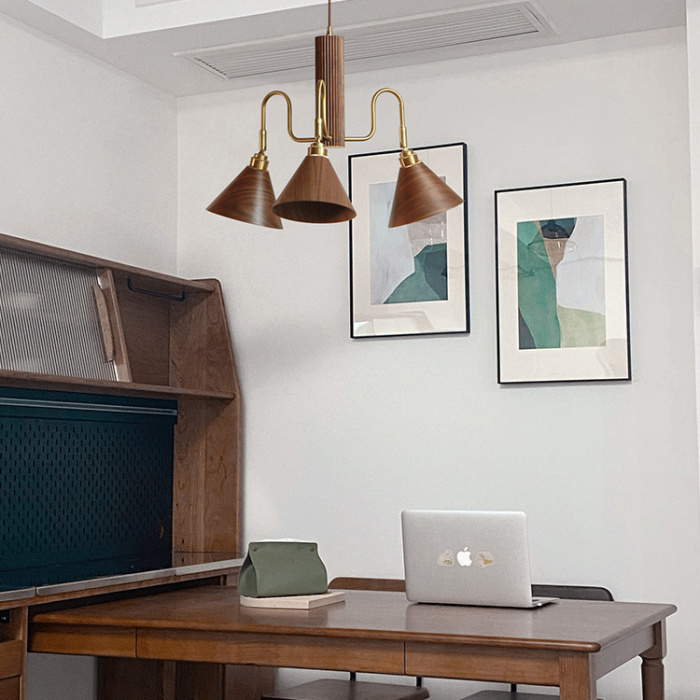 Подвесная люстра DOMENIC B D50 Dark Brown ImperiumLoft