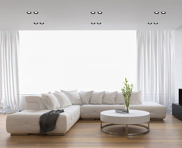 Светильник встраиваемый с рамкой ITALLINE IT08-8013 black 4000K 2 шт + IT08-8015 black