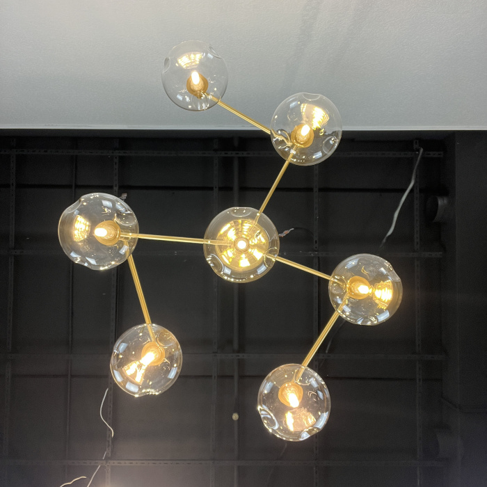 Потолочная люстра TEMPER L7 Gold ImperiumLoft