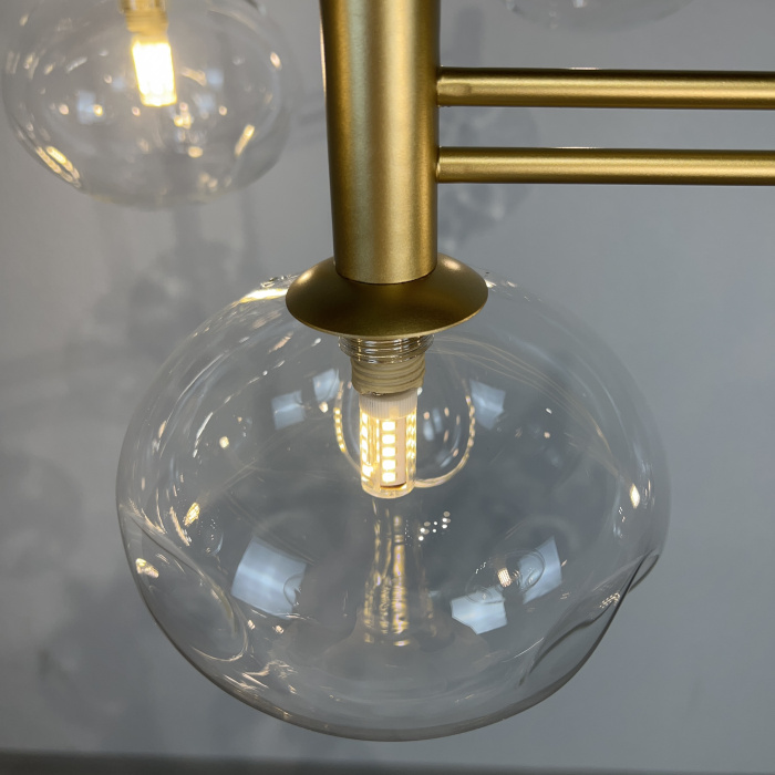 Потолочная люстра TEMPER L7 Gold ImperiumLoft