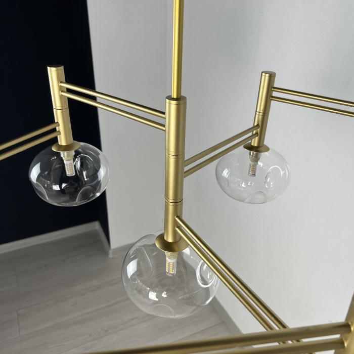 Потолочная люстра TEMPER L7 Gold ImperiumLoft