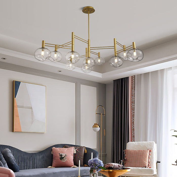 Потолочная люстра TEMPER L7 Gold ImperiumLoft