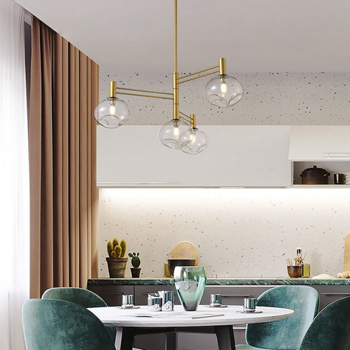 Потолочная люстра TEMPER L7 Gold ImperiumLoft