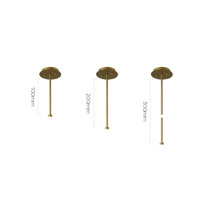 Потолочная люстра TEMPER L7 Gold ImperiumLoft