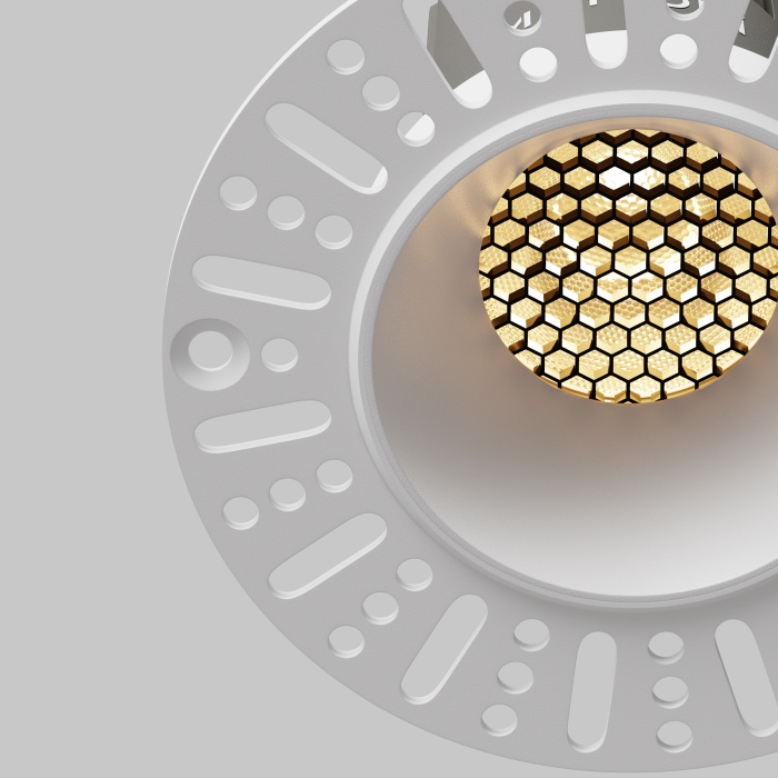 Встраиваемый светильник Maytoni Dip DL124-10W-2.7K-TRS-W