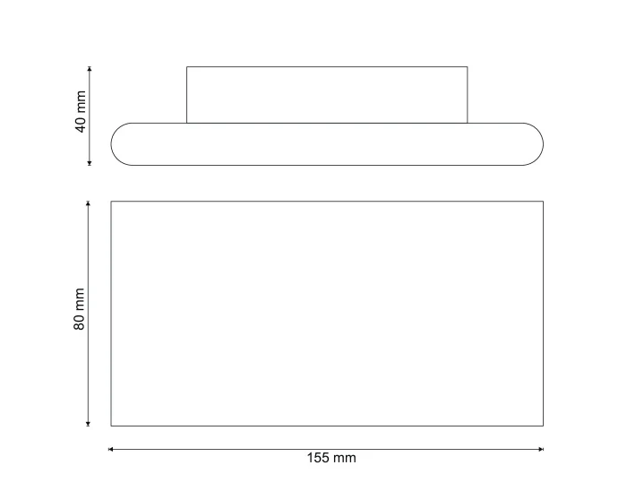 Бра Lucia Tucci AERO W204 nero LED