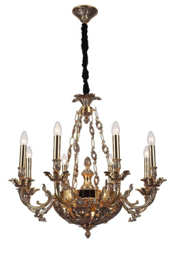 Люстра подвесная Lucia Tucci FIRENZE 1781.8.2 antique gold