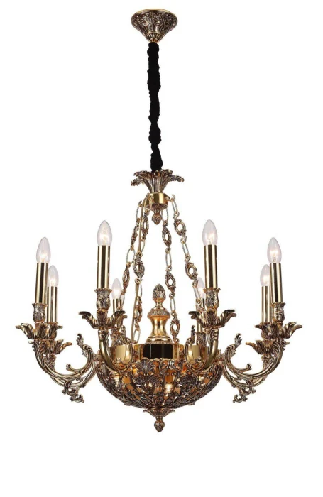 Люстра подвесная Lucia Tucci FIRENZE 1781.8.2 antique gold