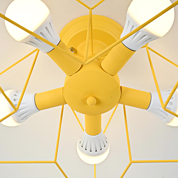 Потолочная люстра ASTERI Yellow ImperiumLoft