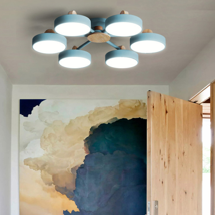 Потолочная люстра MOVE 5 Blue ImperiumLoft