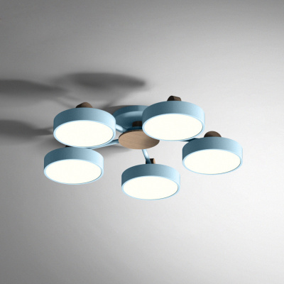 Потолочная люстра MOVE 5 Blue ImperiumLoft