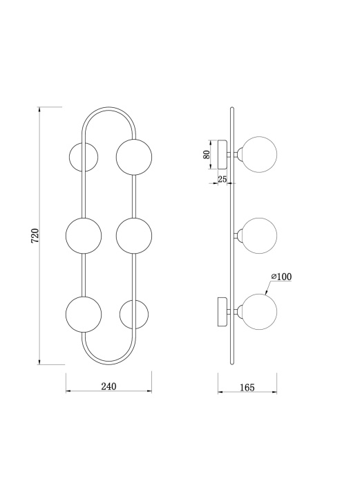 Настенный светильник Freya Inversion FR5233WL-04BS1