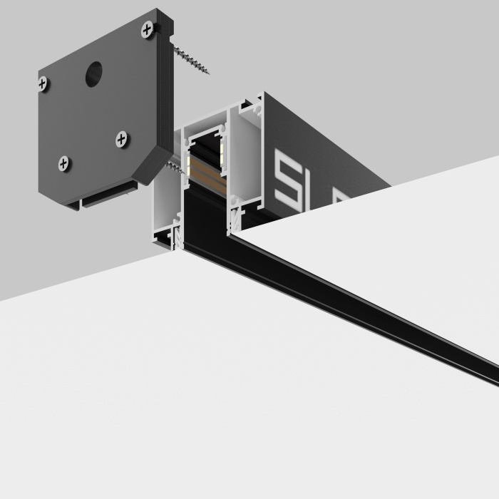 Шинопровод встраиваемый для натяжного потолка Maytoni Busbar trunkings Exility TRX034D-422B