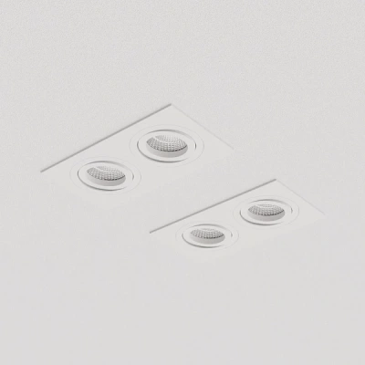 Встраиваемый поворотный светильник Ledron AO11821 White