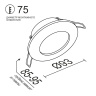 Встраиваемый светильник Ledron MJ-1212 White