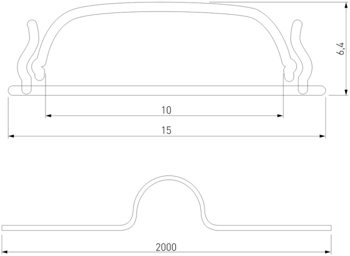 Гибкий алюминиевый профиль для светодиодной ленты Elektrostandard Ll-2-alp012 4690389170522