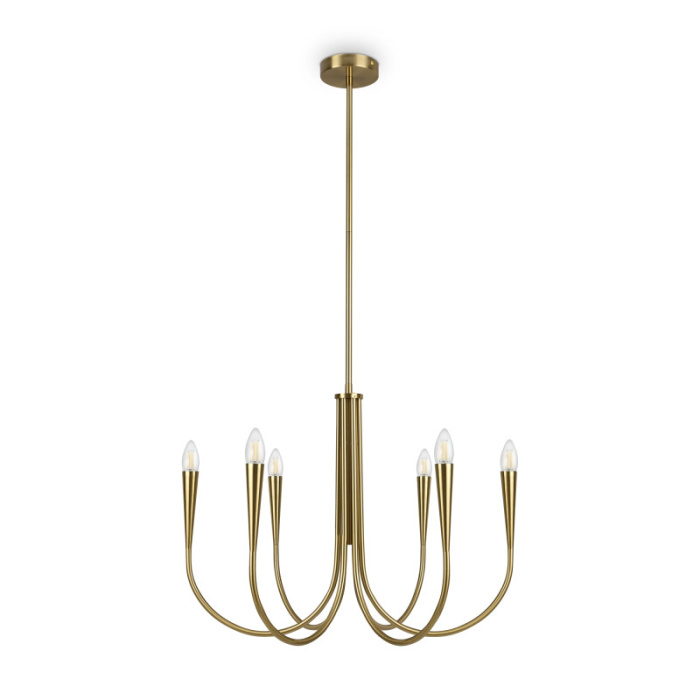 Люстра на штанге Freya Branches FR5253PL-06BS