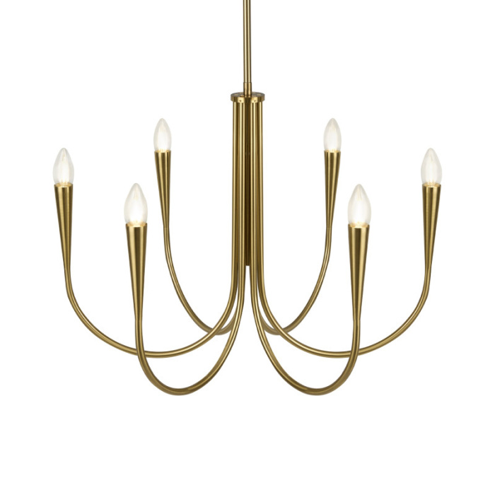 Люстра на штанге Freya Branches FR5253PL-06BS