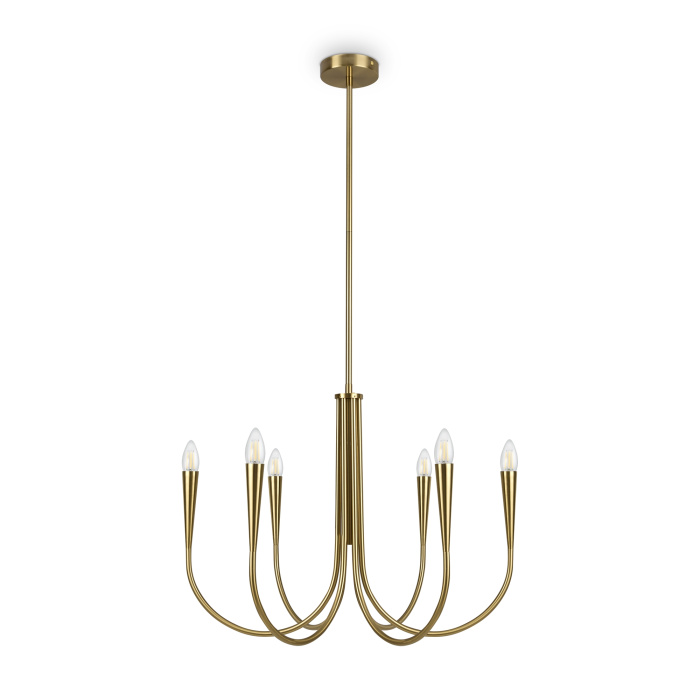 Люстра на штанге Freya Branches FR5253PL-06BS