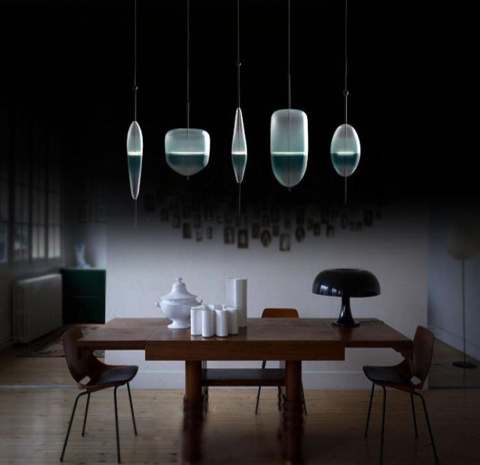 Подвесной светильник Delight Collection Flow 9148/A blue/white