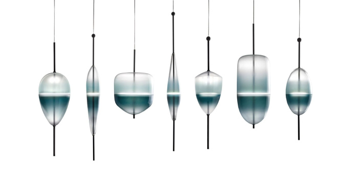 Подвесной светильник Delight Collection Flow 9148/A blue/white