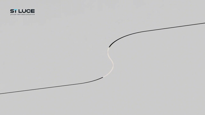 Гибкий светодиодный светильник Белый,Черный LED 1*16W 3000K 300Lm Ra>80 100° IP20 L2 00 ST668.436.16