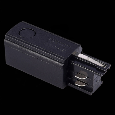 Правый Токоподвод для трехфазного шинопровода ST-Luce Черный ST030.409.10R