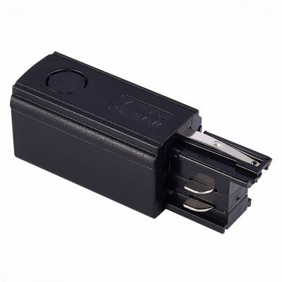 Правый Токоподвод для трехфазного шинопровода ST-Luce Черный ST030.409.10R