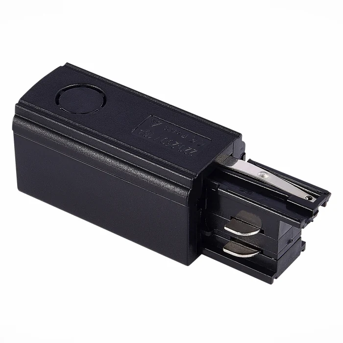 Правый Токоподвод для трехфазного шинопровода ST-Luce Черный ST030.409.10R