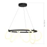 Светильник подвесной ST-Luce Черный/Белый LED 1*35W 3000K SL6102.403.55