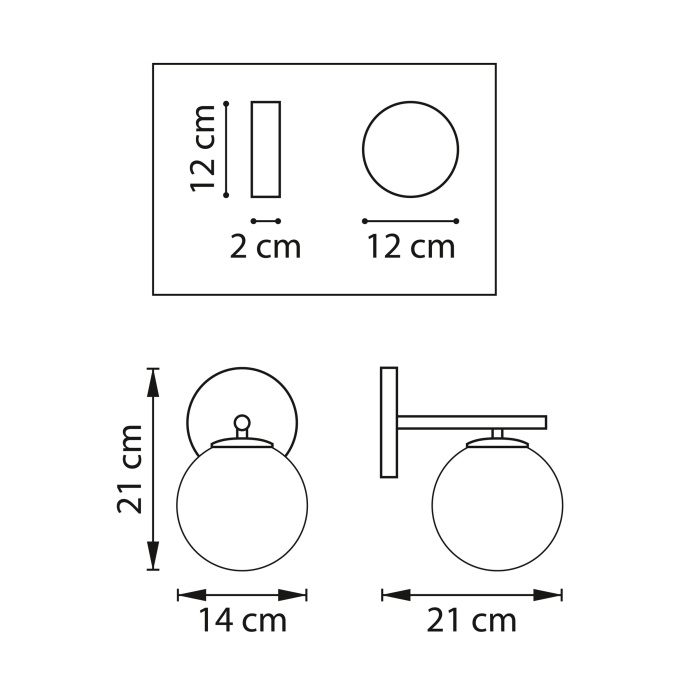 Бра Croco Lightstar 815513