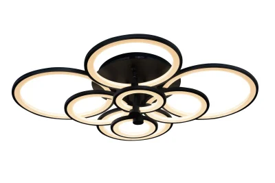 Потолочная люстра iLedex Ring A001/8 BK